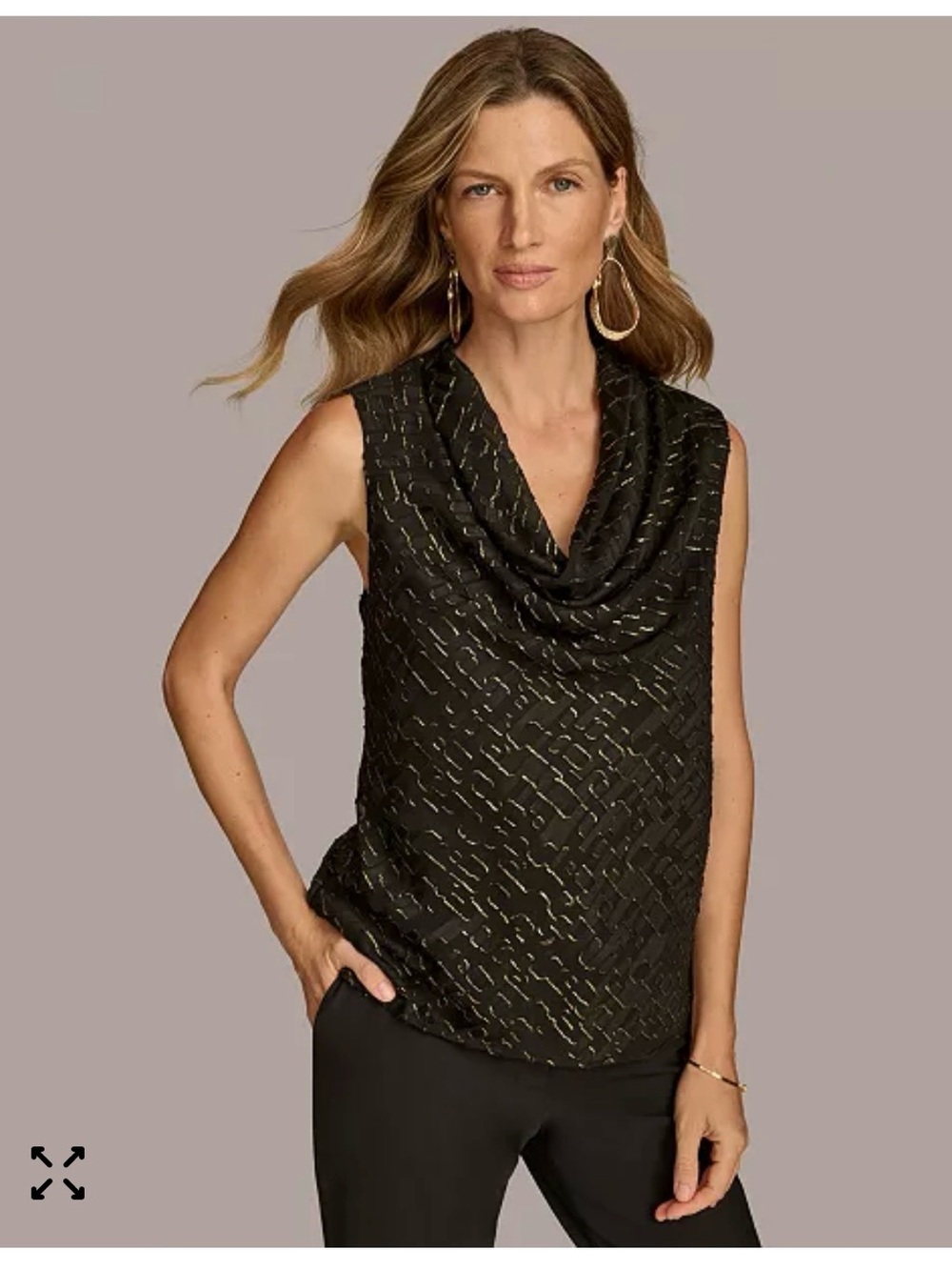 Donna Karan Sleeveless Top S